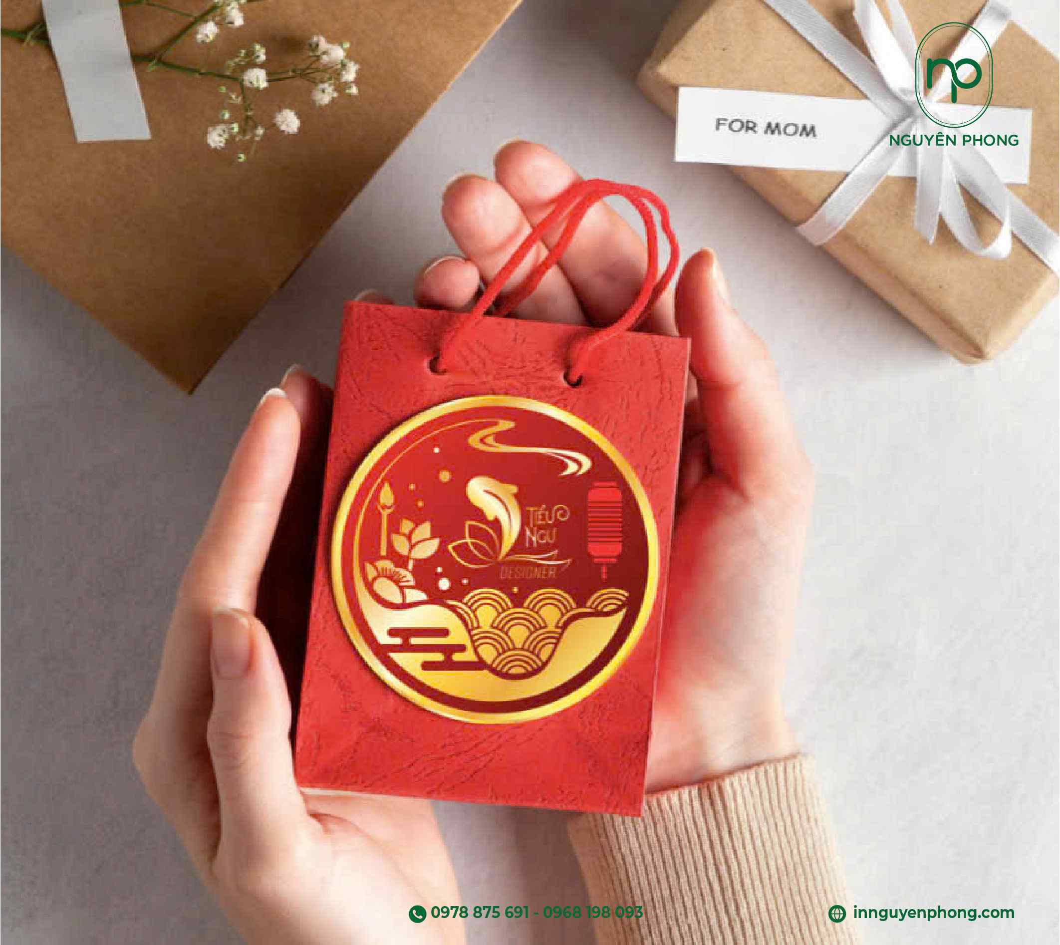 Mẫu in túi đựng hộp bánh trung thu